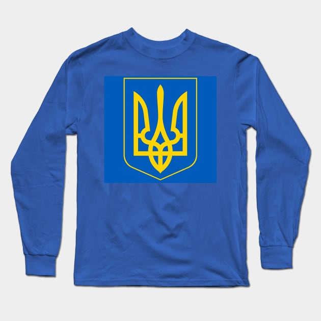 Ukraine Trident Long Sleeve T-Shirt by Scar